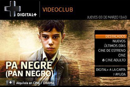 Digital + Videoclub presenta un interfaz de manejo intuitivo que no pide nuevos aprendizajes.