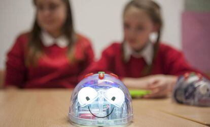 Robots utilizados en contextos educativos en un programa de la Universidad de Plymouth.