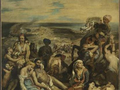 'La matanza de Quíos' (1824), deEugène Delacroix. 