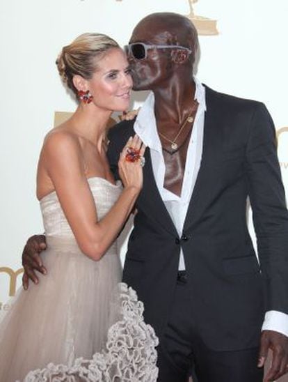 Heidi Klum y Seal, en Los Ángeles, en septiembre de 2011.