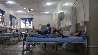 Pacientes en un hospital del Estado nigeriano de Borno, el pasado mes de junio.
