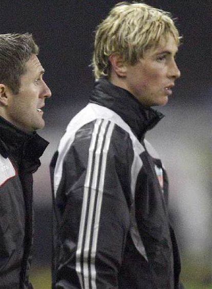 Robbie Keane y Fernando Torres