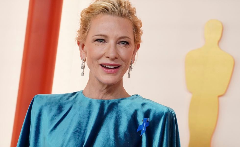 Cate Blanchett arrives at the Oscars on Sunday, March 12, 2023, at the Dolby Theatre in Los Angeles. (Photo by Jordan Strauss/Invision/AP)