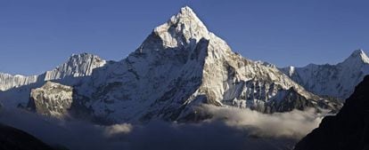 Vista del monte Everest.