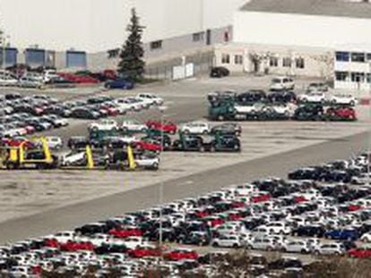 Vista general de la Factoria Volkswagen Navarra. EFE/Archivo
