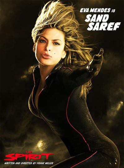 Eva Mendes es una de las heroínas de la película de Miller.