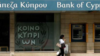 Sucursal del Banco de Chipre, en Nicosia.