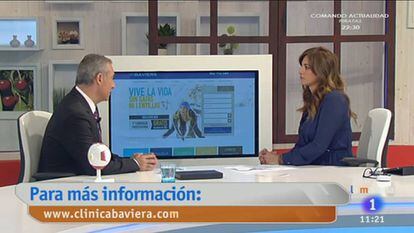 Una imagen de la emisión del programa de TVE La mañana sancionada por Competencia.