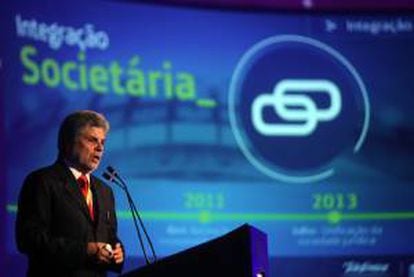 El presidente de Telefónica Brasil, Antonio Carlos Valente, fue registrado este martes durante la décimo quinta edición de "Futurecom", la mayor feria de telecomunicaciones de Latinoamérica, en Río de Janeiro (Brasil).