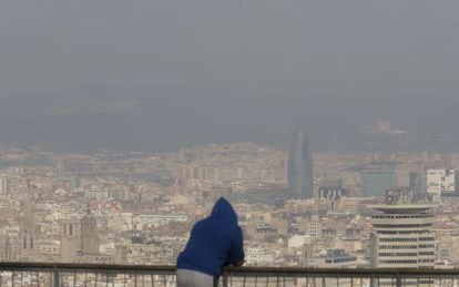 Imagen de la ciudad de Barcelona desde el mirador del Alcalde.