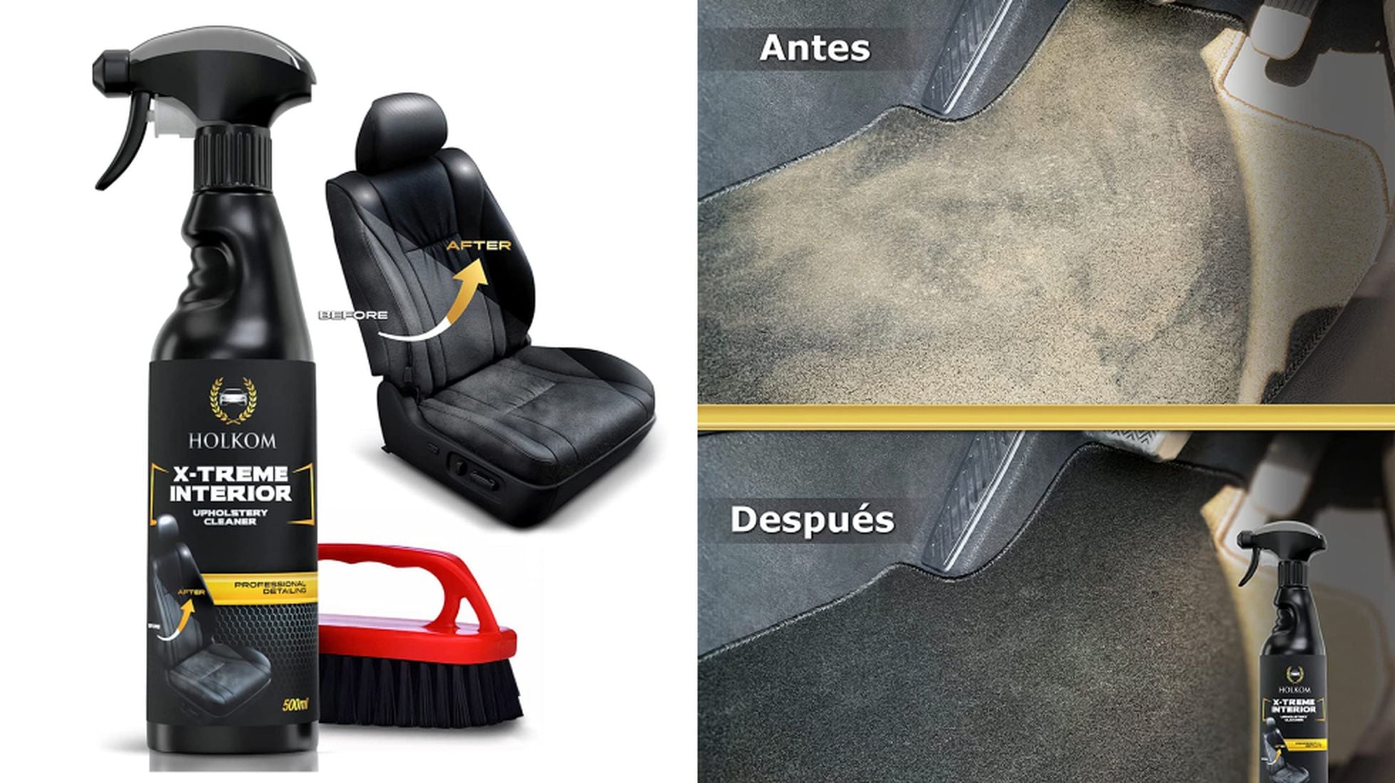 Guía para limpiar la tapicería de tu coche 【MODO PROFESIONAL】