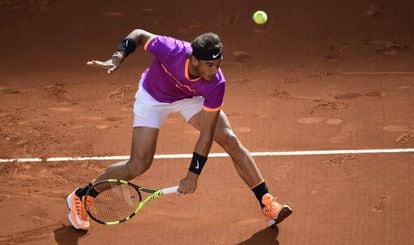 Rafa Nadal en la final del Madrid Open