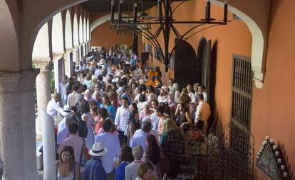 El Hay Festival de Cartagena de Indias, en una imagen de la edición de 2019, antes de la pandemia.