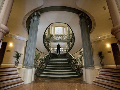 Interior de la sede madrileña de la SGAE. 