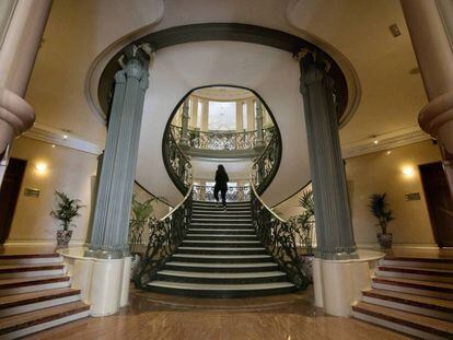 Interior de la sede madrileña de la SGAE. 