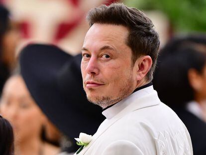 Elon Musk, dueño de Twitter/X, en la pasada Gala Met, en Nueva York.