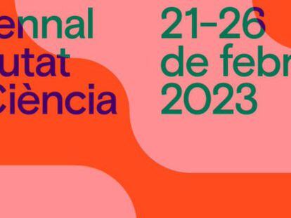 Cartel promocional de la bienal de ciencia 2023 del Ayuntamiento de Barcelona