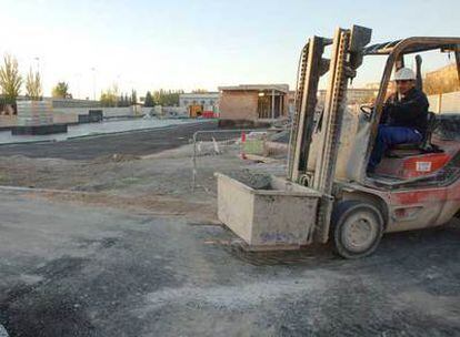 Obras de construcción de <i>botellódromo</i> de Granada.