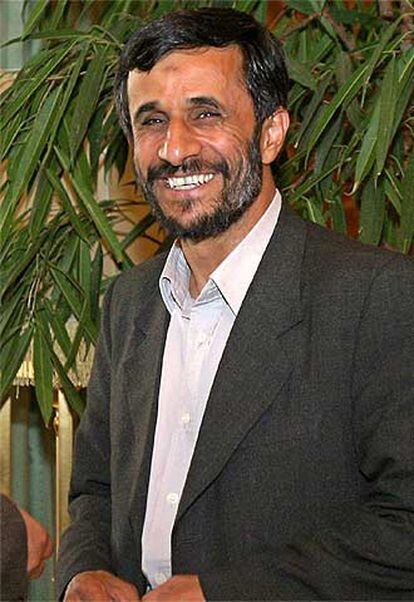 El presidente electo de Irán, Mahmud Ahmadineyad, ayer en Teherán.