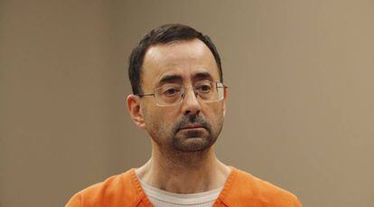 Larry Nassar en su aparición judicial el pasado noviembre.