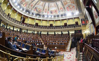 Hemiciclo del Congreso de los Diputados.