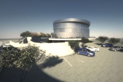 Recreación virtual del futuro edificio ICDEA en Cuenca, donde se digitalizará el audiovisual español.