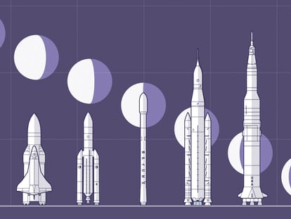 Los cohetes más potentes de la historia aceleran la carrera hacia la Luna