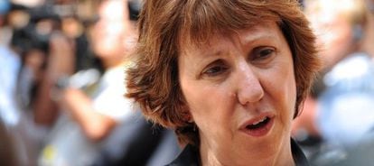 La responsable europea de Exteriores, Catherine Ashton.