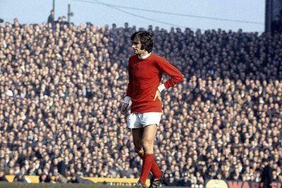George Best, en su época de estrella del Manchester United.