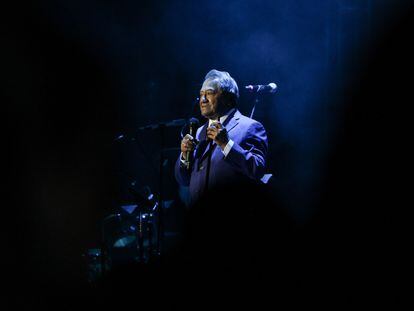 Armando Manzanero durante un concierto en Guanajuato, en octubre de 2015.