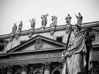 'Los guardianes de Cristo', de Bernini, en el Vaticano.