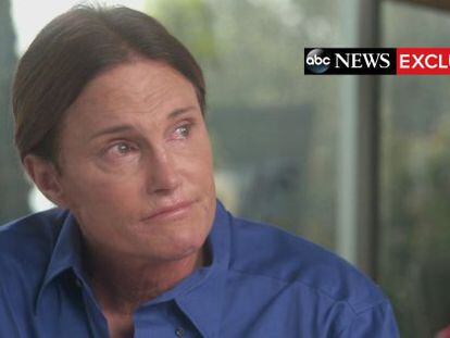 Bruce Jenner durante la entrevista con Diane Sawyer.