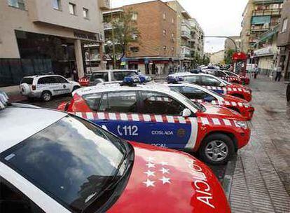 Comisaría de la Policía Municipal de Coslada, a la que pertenecían los agentes detenidos.