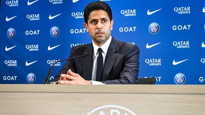 Nasser Al-Khelaifi, presidente del PSG.