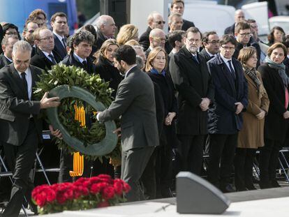 Homenatge a les víctimes de Germanwings.