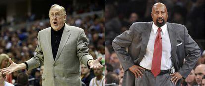 Rick Adelman y Mike Woodson.