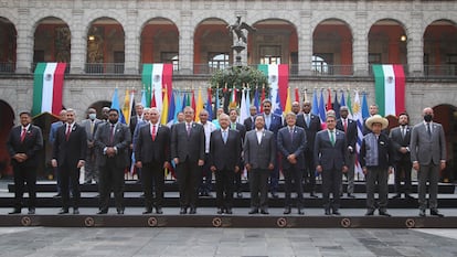 Mandatarios y representantes de los países asistentes a la sexta cumbre de la CELAC en México, en septiembre pasado.