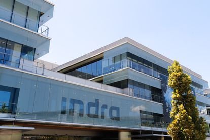 Headquarters of the Spanish multinational Indra in Alcobendas (Madrid).