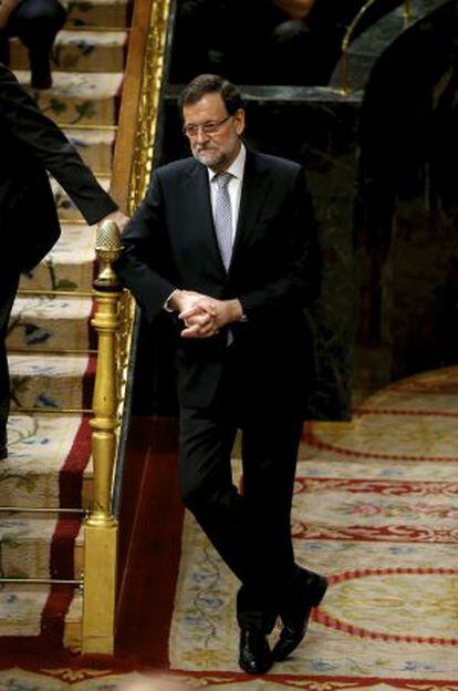 Mariano Rajoy, el pasado febrero en el Congreso.