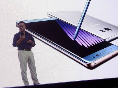 Presentació del Samsung Galaxy Note 7 a Seül.
