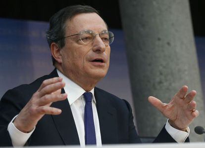 El presidente del banco central Europeo, Mario Draghi 