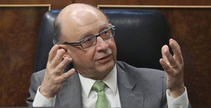 El ministro de Hacienda en funciones, Cristóbal Montoro.