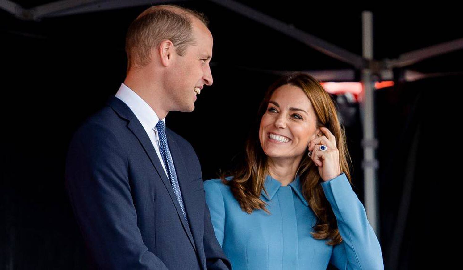 Guillaume d'Angleterre et Kate Middleton, en septembre dernier.