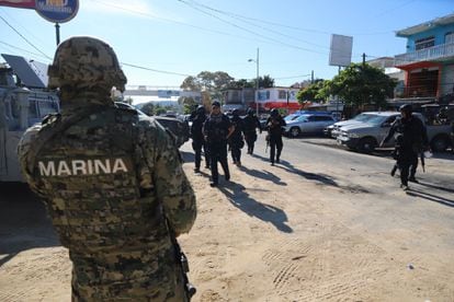 Security and marine elements protect the municipality of Acapulco.
