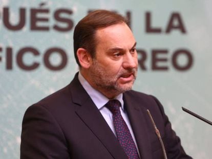 El ministro de Transportes, José Luis Ábalos.
 
 