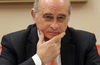 Jorge Fernández, durante una comparecencia parlamentaria.