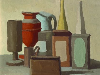 Giorgio Morandi, 'Natura morta [Naturaleza muerta]', 1942.