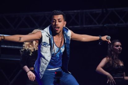 El cantante Dasoul en el Festival Primavera Pop 2015.