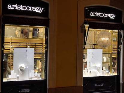 Tienda de Aristocrazy, uno de los clientes de Famaex, en Madrid.