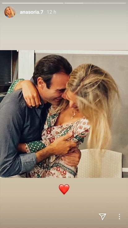 La foto publicada por la pareja en Instagram.